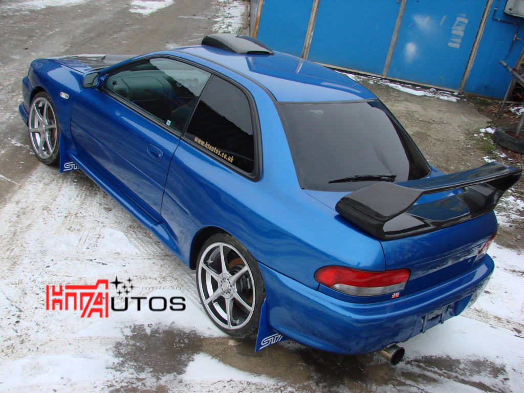 22B rear bumper for Subaru Impreza wide body kit.